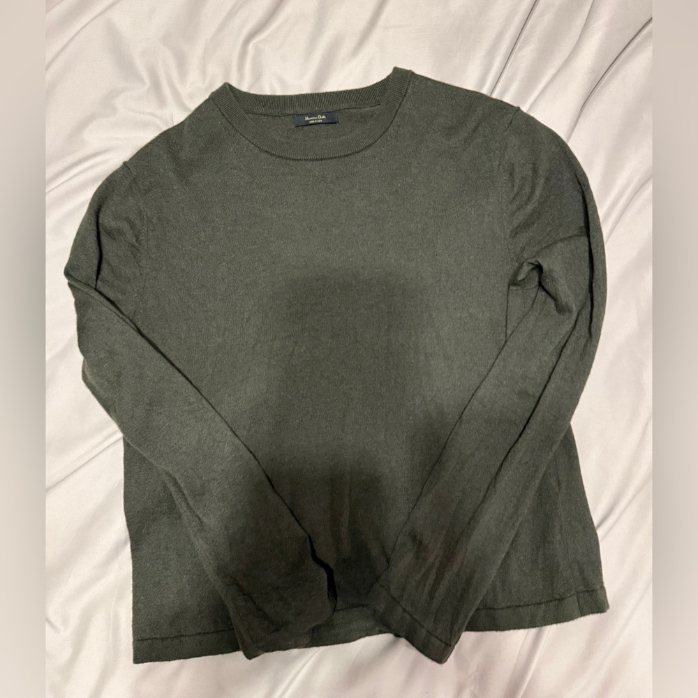 Massimo Dutti Felt Texture Knit Jumper